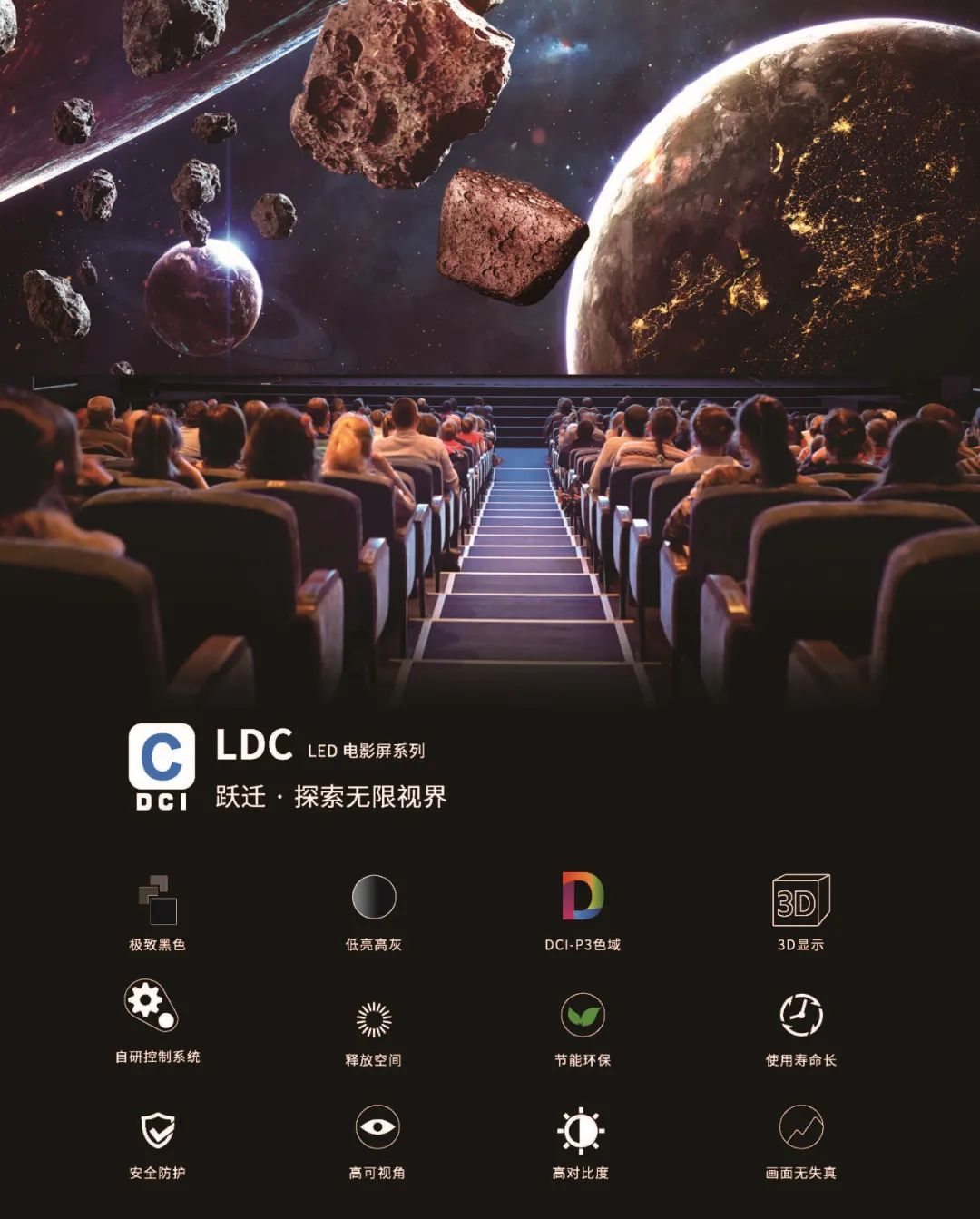 “自研+合作”全面开花,ng28.com成业内LED电影屏通过DCI认证最多企业